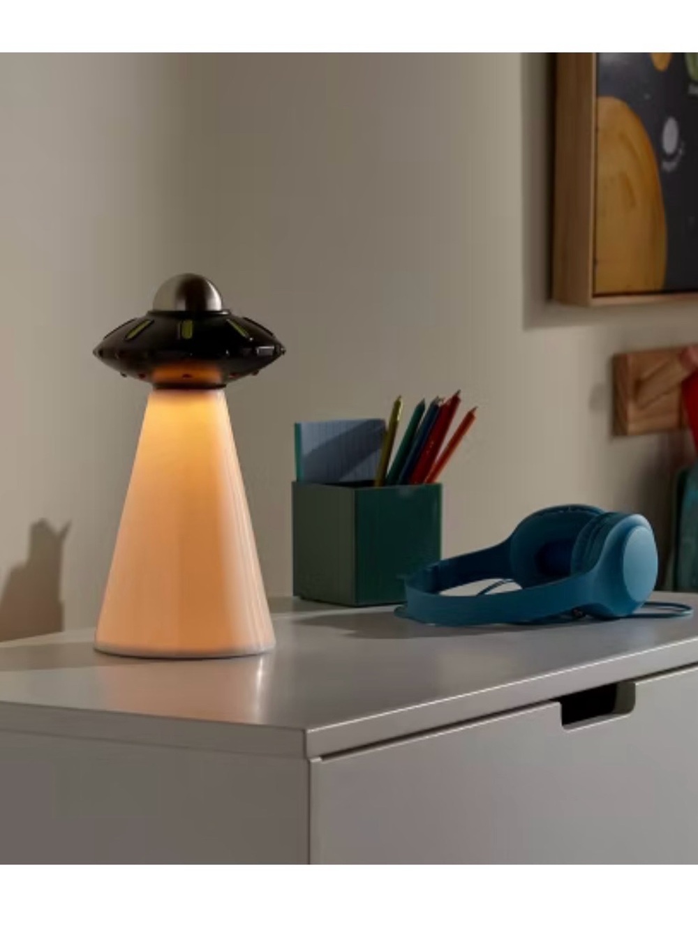 Pillowfort UFO Kids' Nightlight Lamp